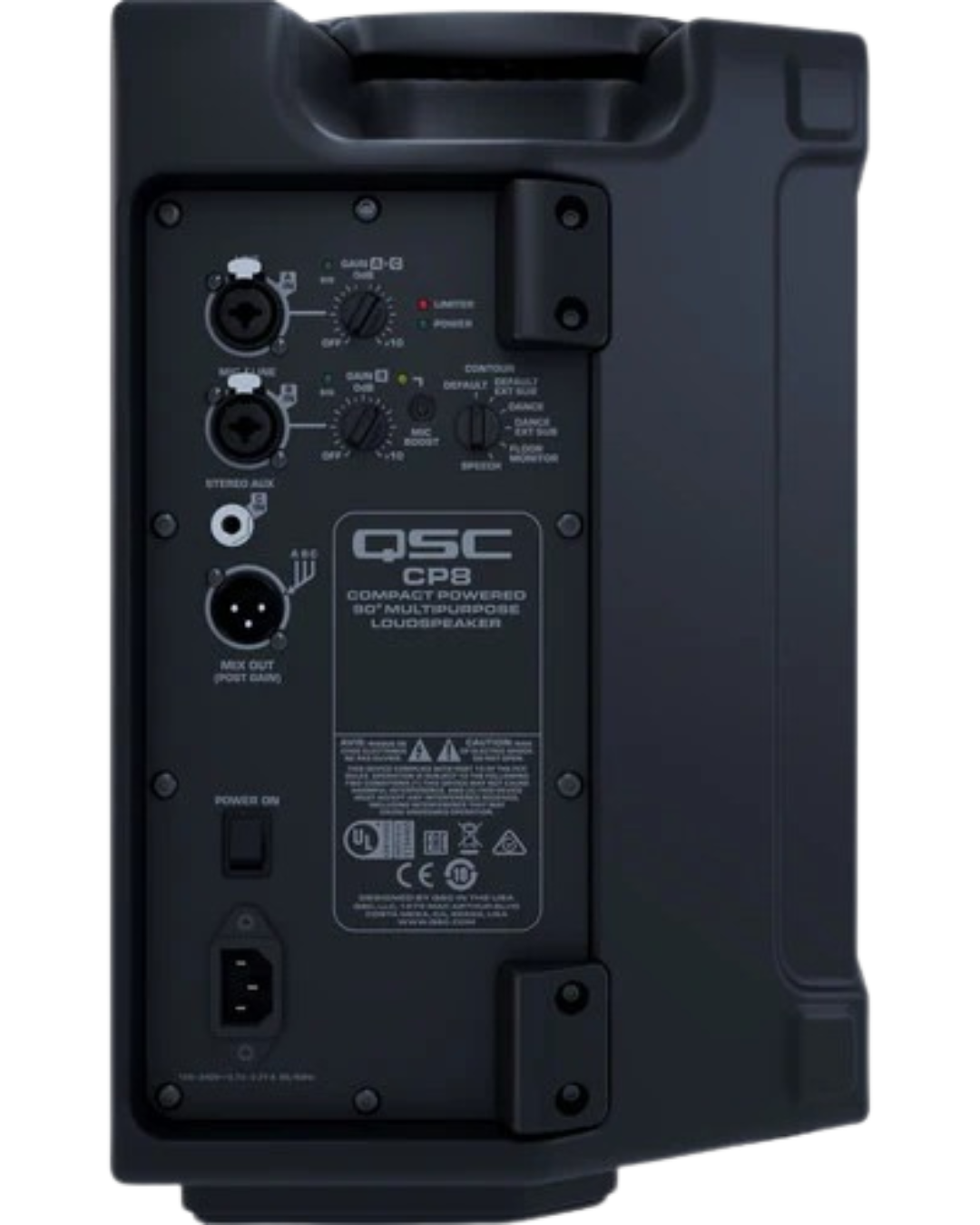 QSC CP8 1,000-watt 8-inch Powered Speaker