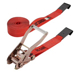 2 inch Ratchet Strap with Flat Hooks