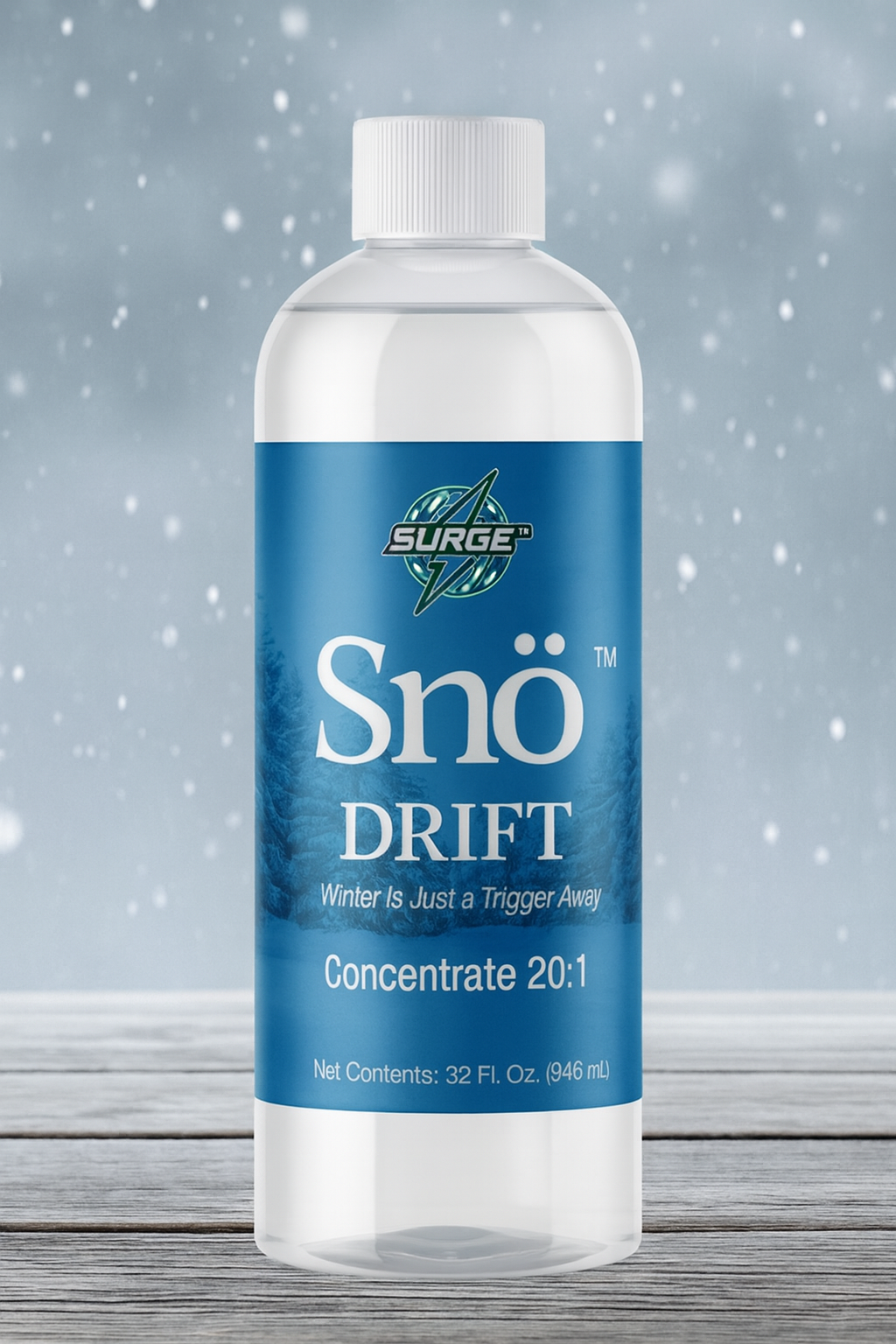 Snö Drift Concentrate 32oz (Makes 5 Gallons of Snow Fluid)