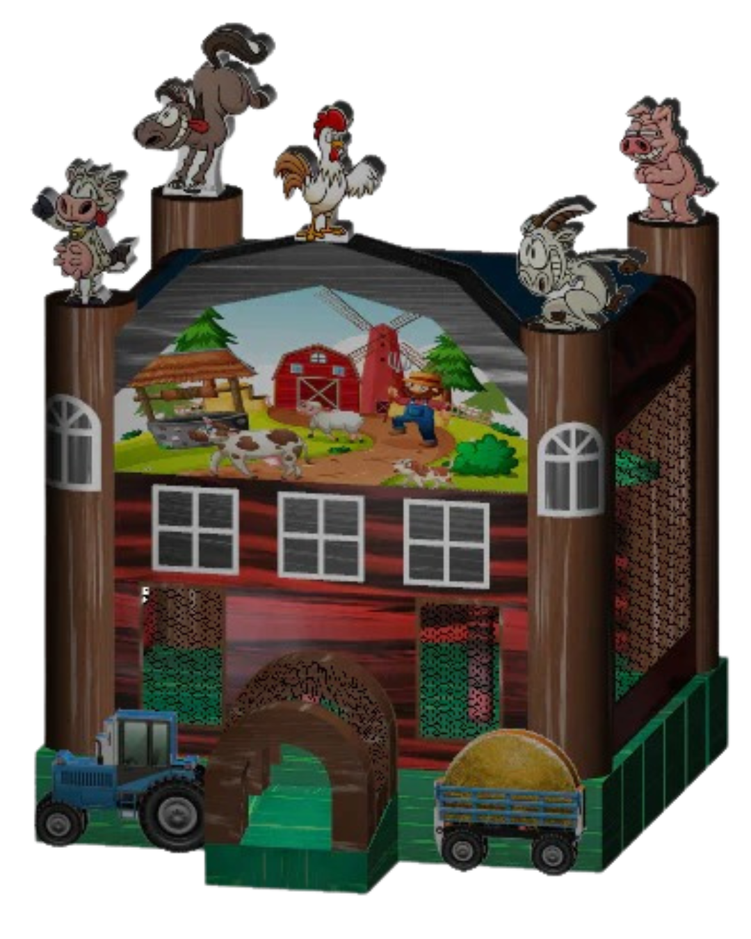 3D Barnyard Bouncer