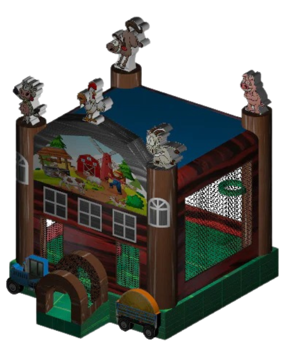 3D Barnyard Bouncer