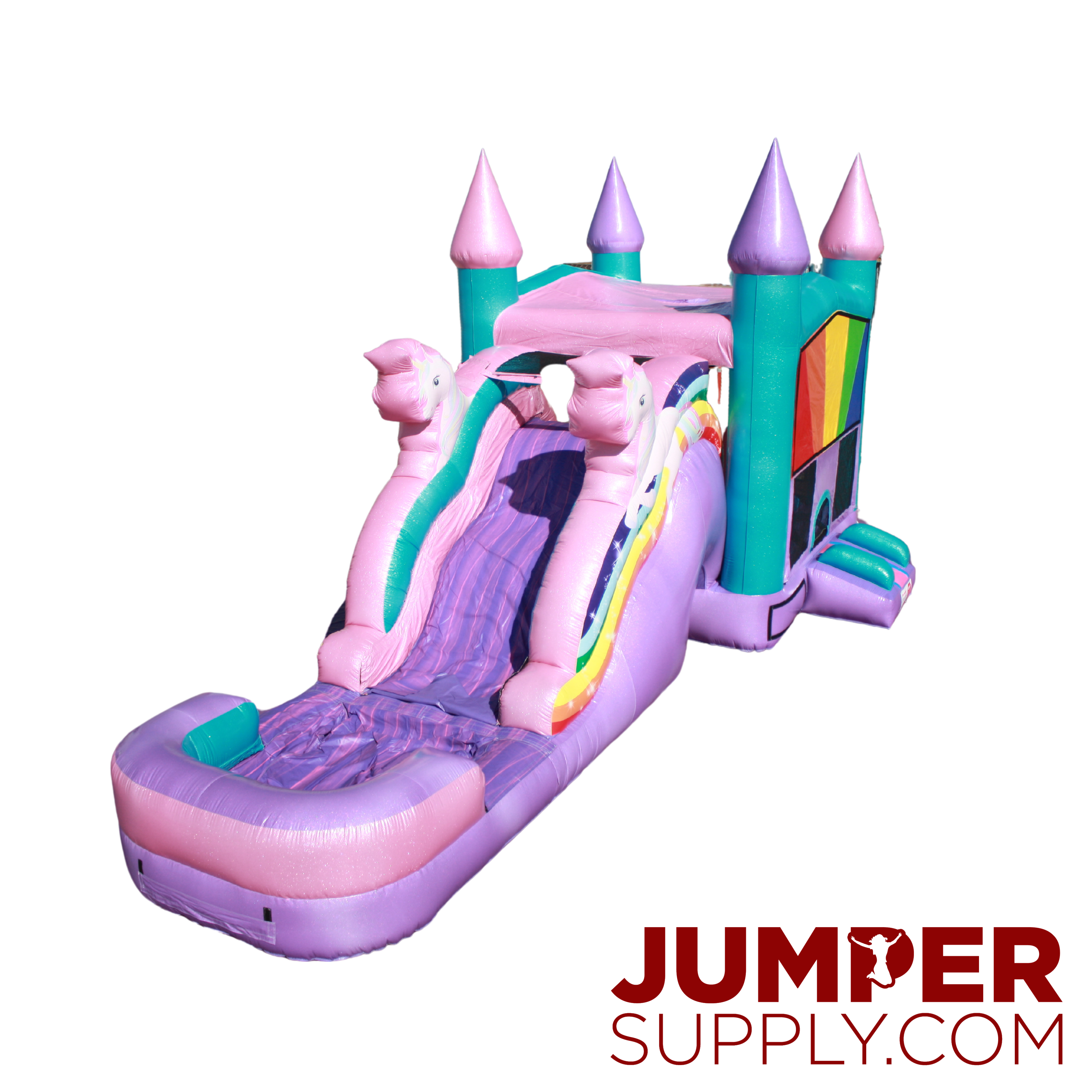 Unicorn Sparkle Combo 5in1 Wave Wet Dry Slide