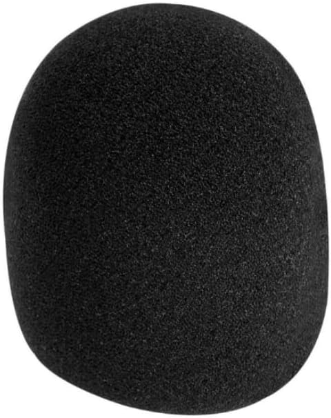 USED-OnStage Foam Ball-Type 
Microphone Windscreen, Black (Used)