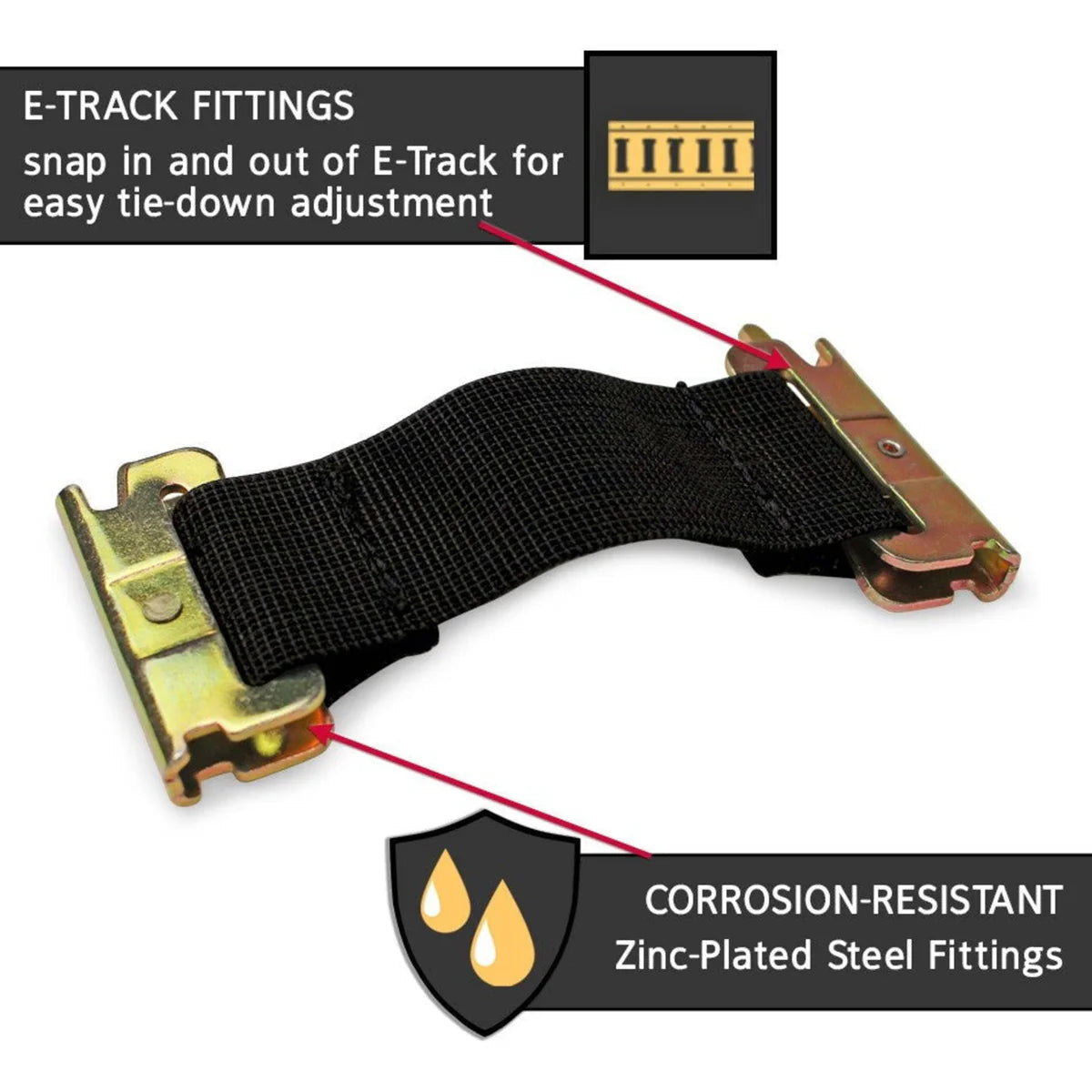 E-Track Bungee Strap