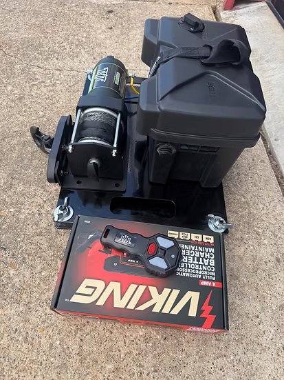 Portable Winch With Trailer Mount