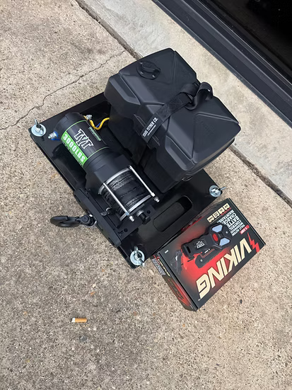 Portable Winch With Trailer Mount