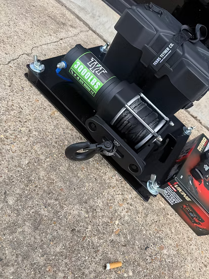 Portable Winch With Trailer Mount