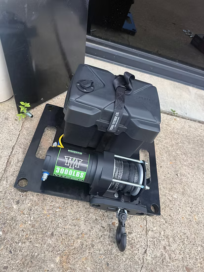 Portable Winch With Trailer Mount