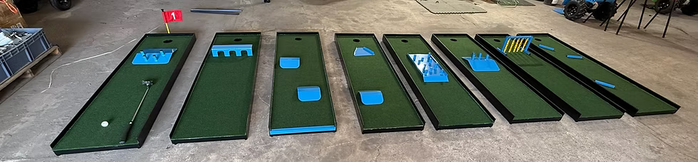 9 Hole Mini Golf Course With Cart