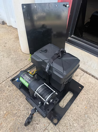 Portable Winch With Trailer Mount