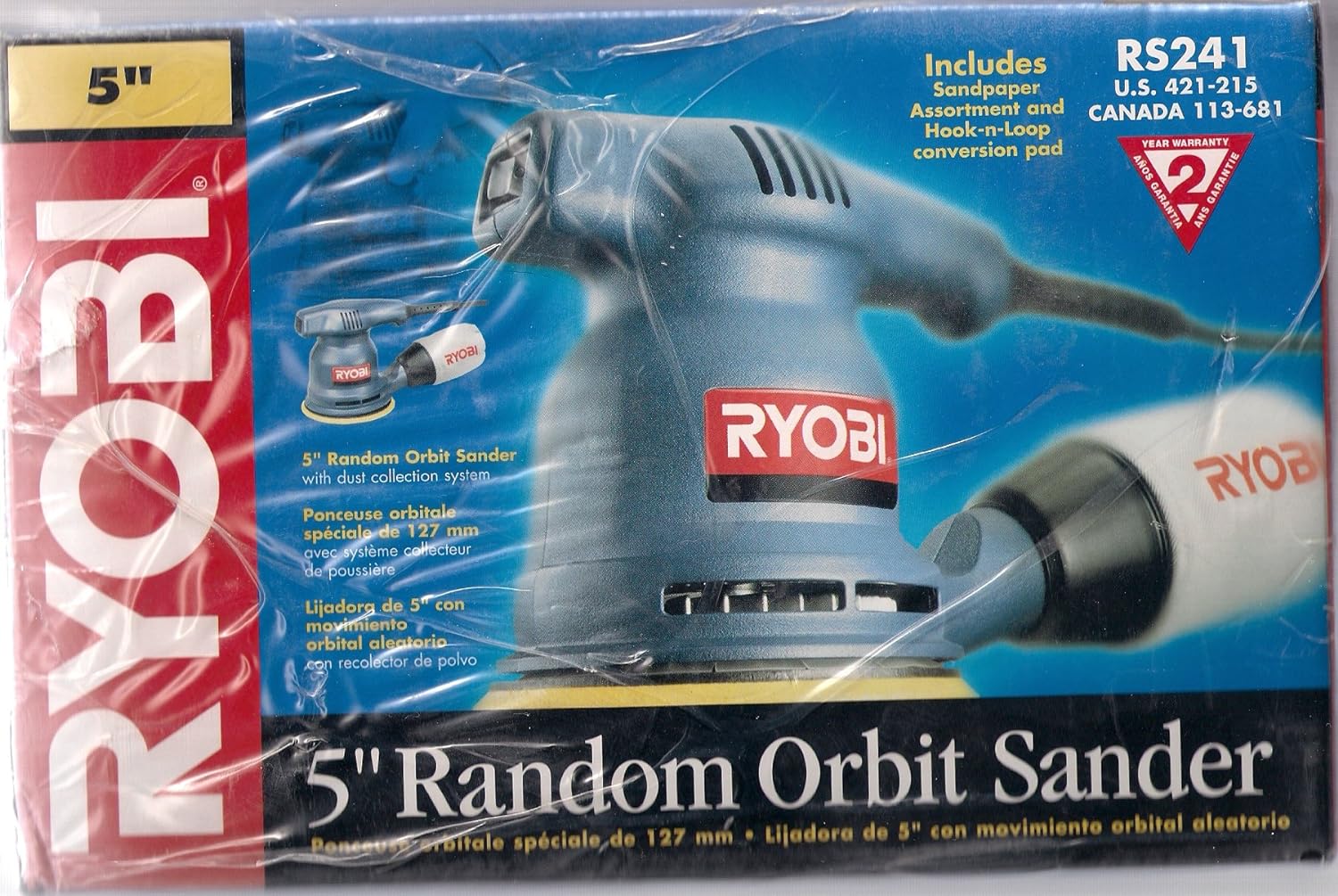 Ryobi 5" Random Orbit Sander (Used)