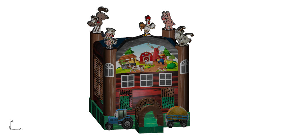 3D Barnyard Bouncer