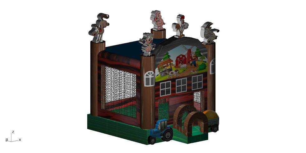 3D Barnyard Bouncer