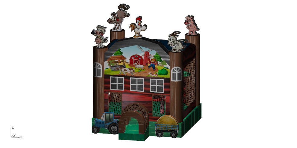 3D Barnyard Bouncer