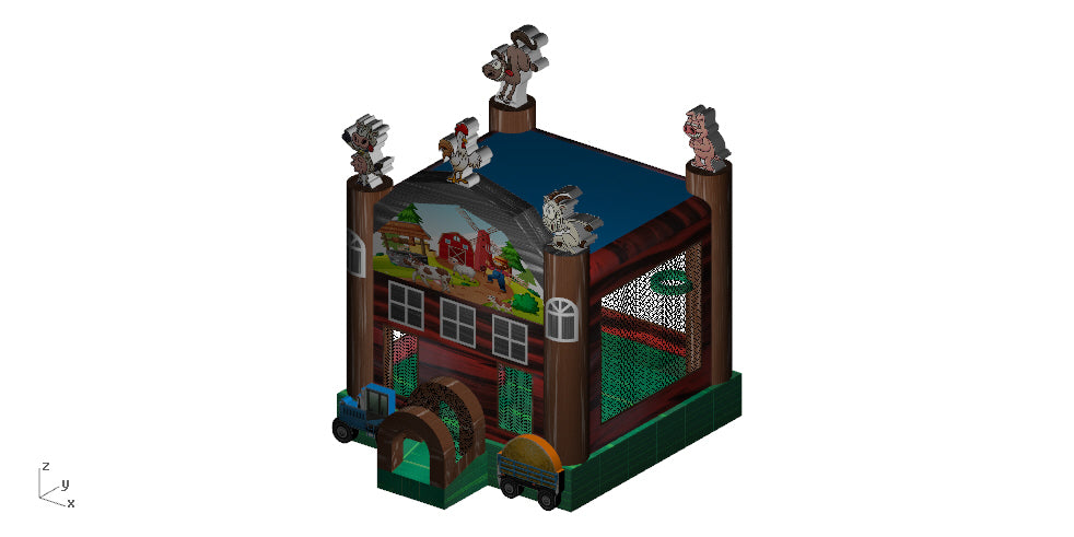 3D Barnyard Bouncer