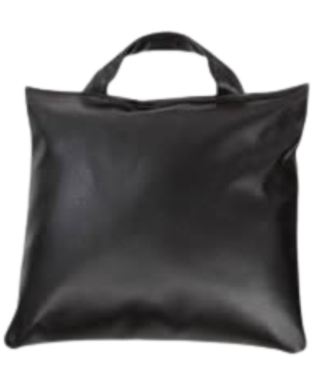Sandbag covers for inflatables and event equipment in black