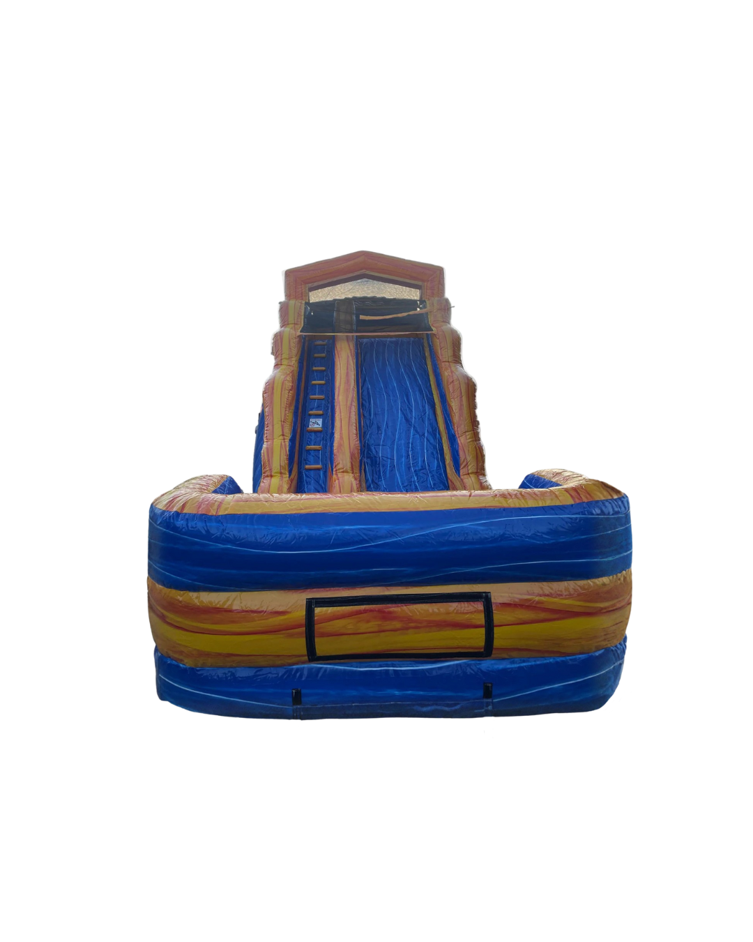 Blue Orange Marble 16' Waterslide