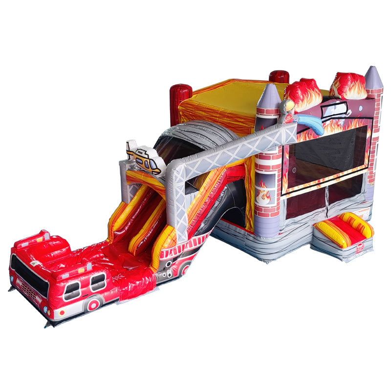 2-Lane Firetruck Combo Wet n Dry
