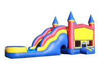 Castle 5in1 Wave Wet Dry Slide - Gold/White