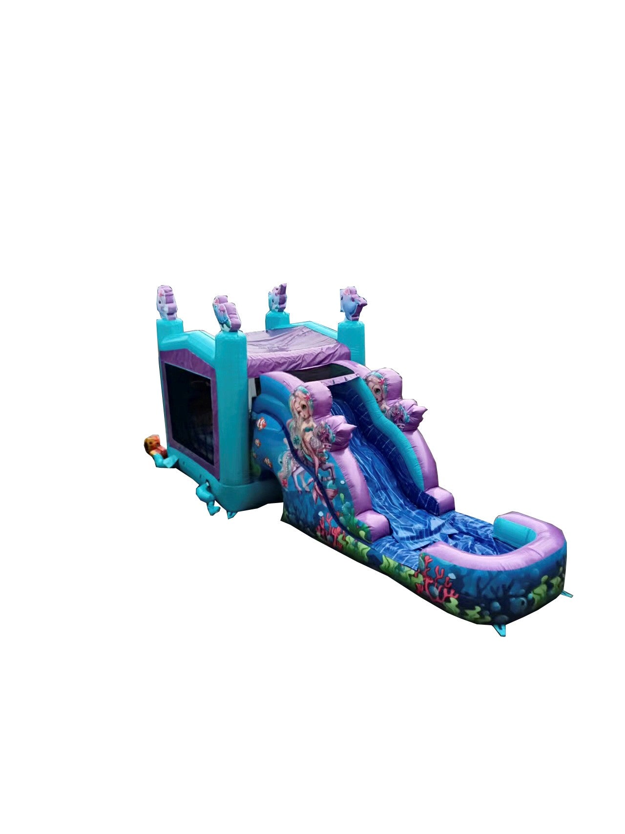 Mermaid/Unicorn Water Adventure Sparkle Combo 5in1 Wave Wet Dry Slide