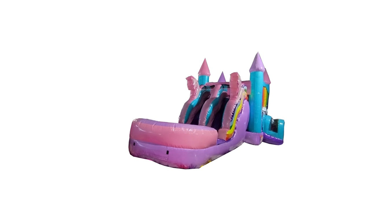 Unicorn Sparkle Combo 5in1 Wave Wet Dry Slide