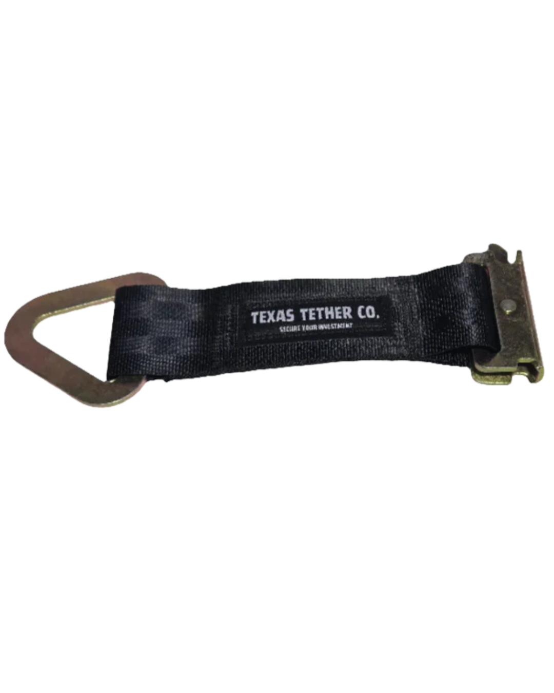 E-Track Tie Off Strap With Stamped D-Ring