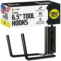 Extra-Wide E track Tool Hanger, 6.5" Deep