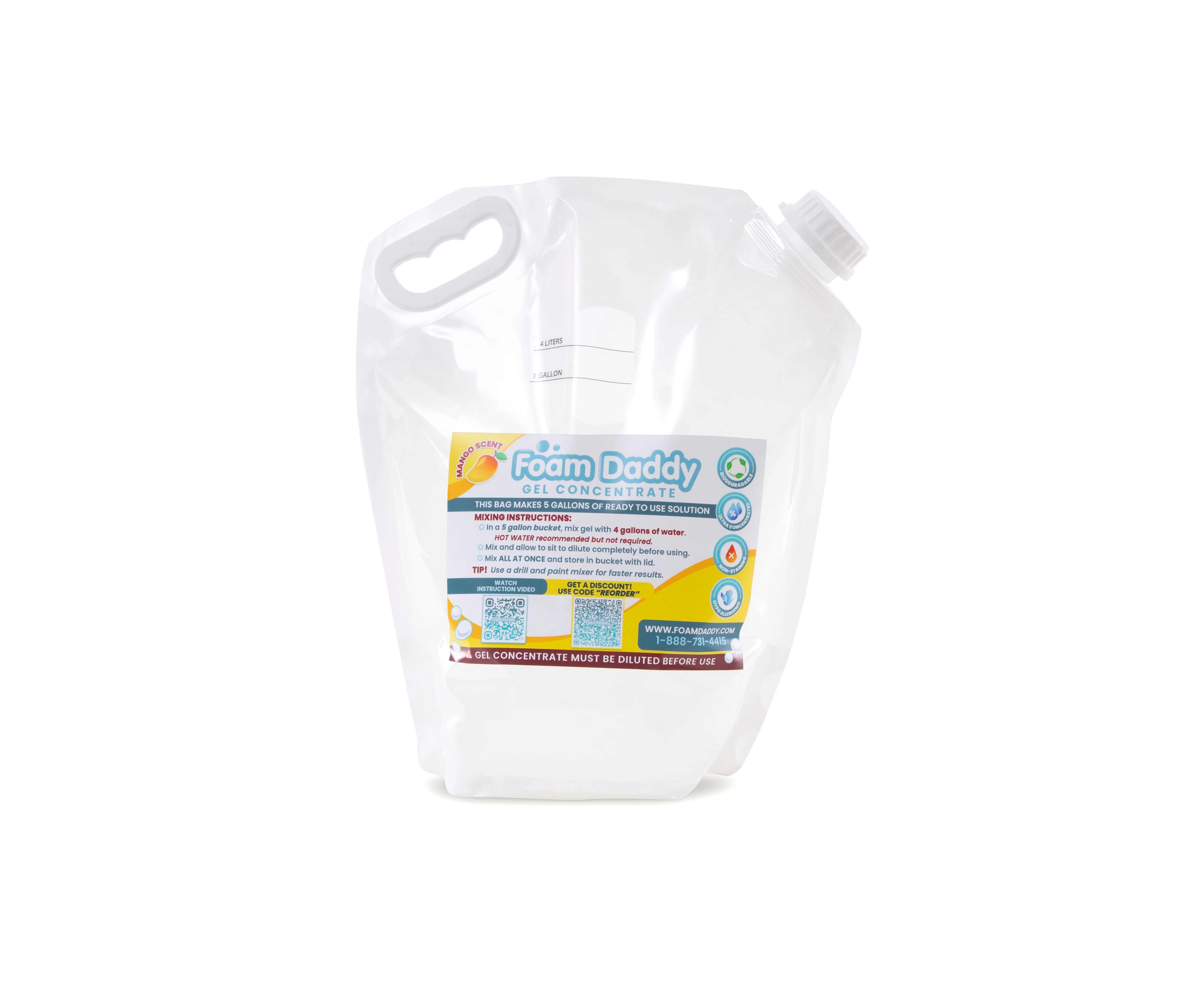 FoamDaddy Foam GEL- Mango Scented