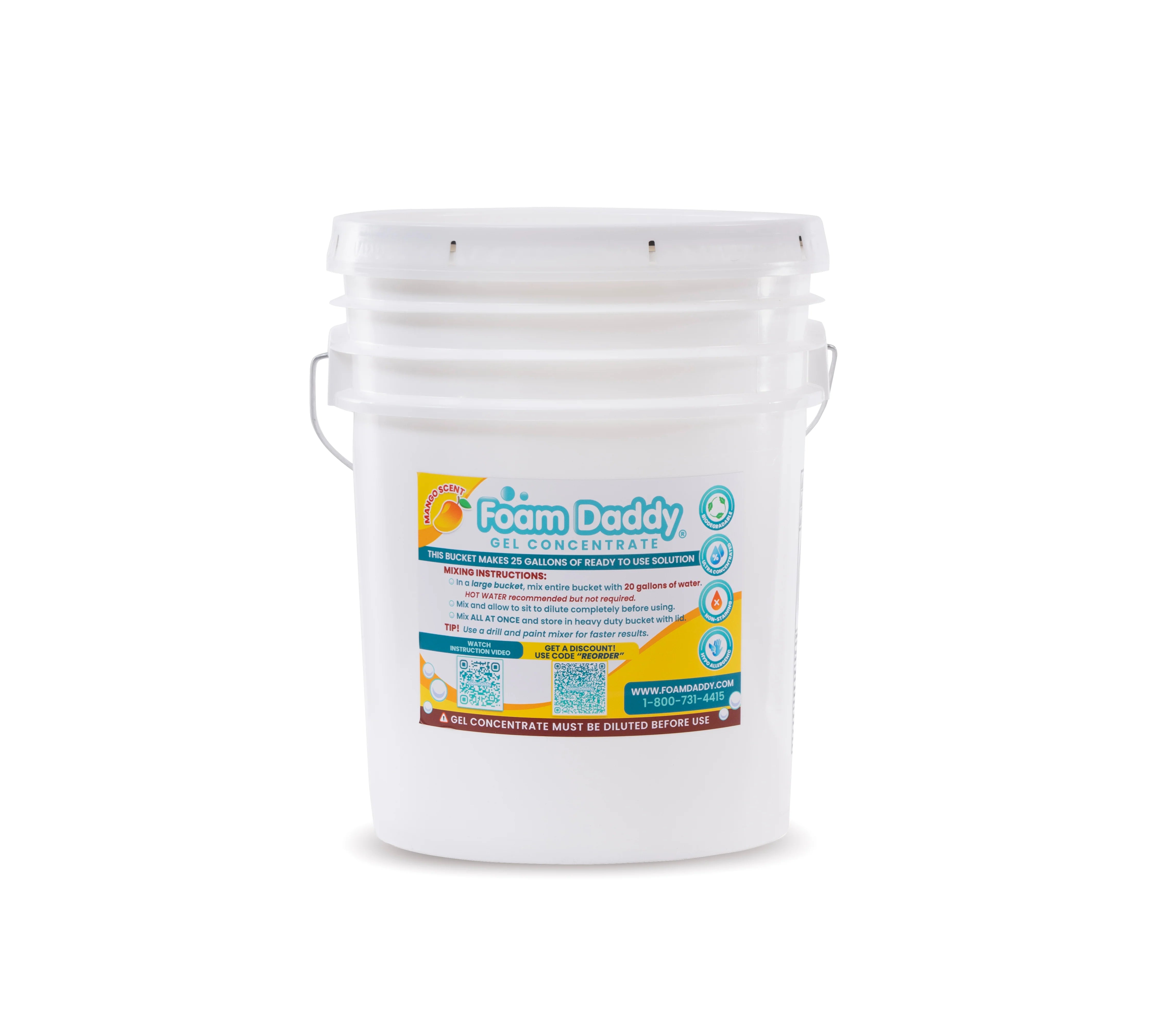 FoamDaddy Foam GEL- Mango Scented