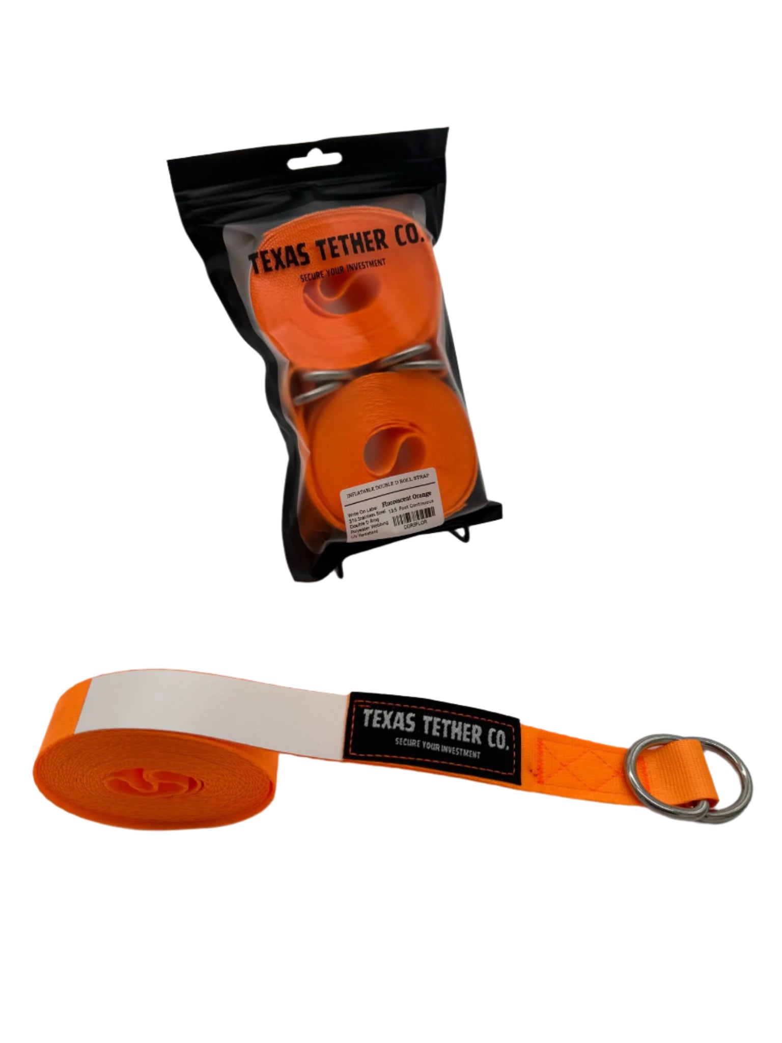 American Made Double D Ring Roll Strap (Sold In Pairs)