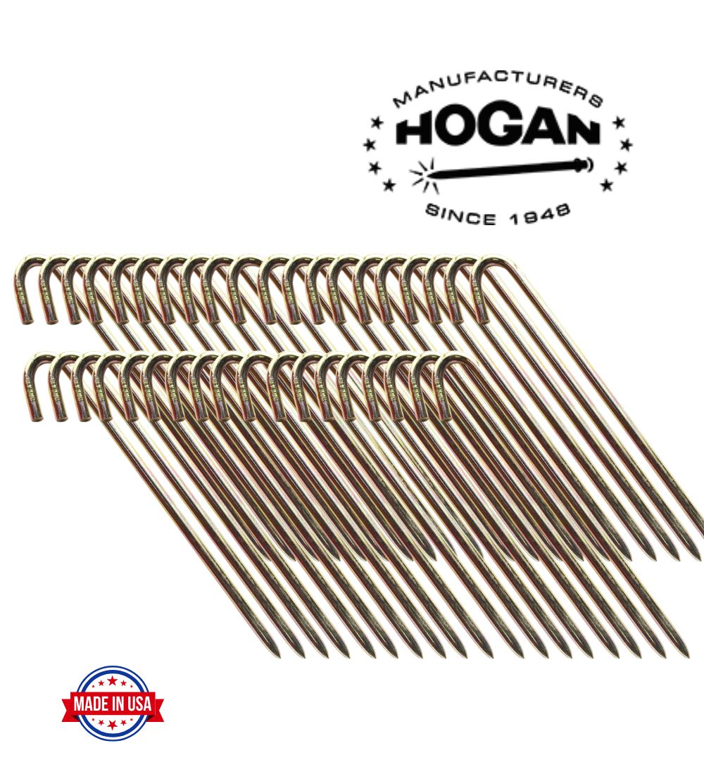 38 BULK PACK - Hogan Co. 5/8"x18" Hook Stake