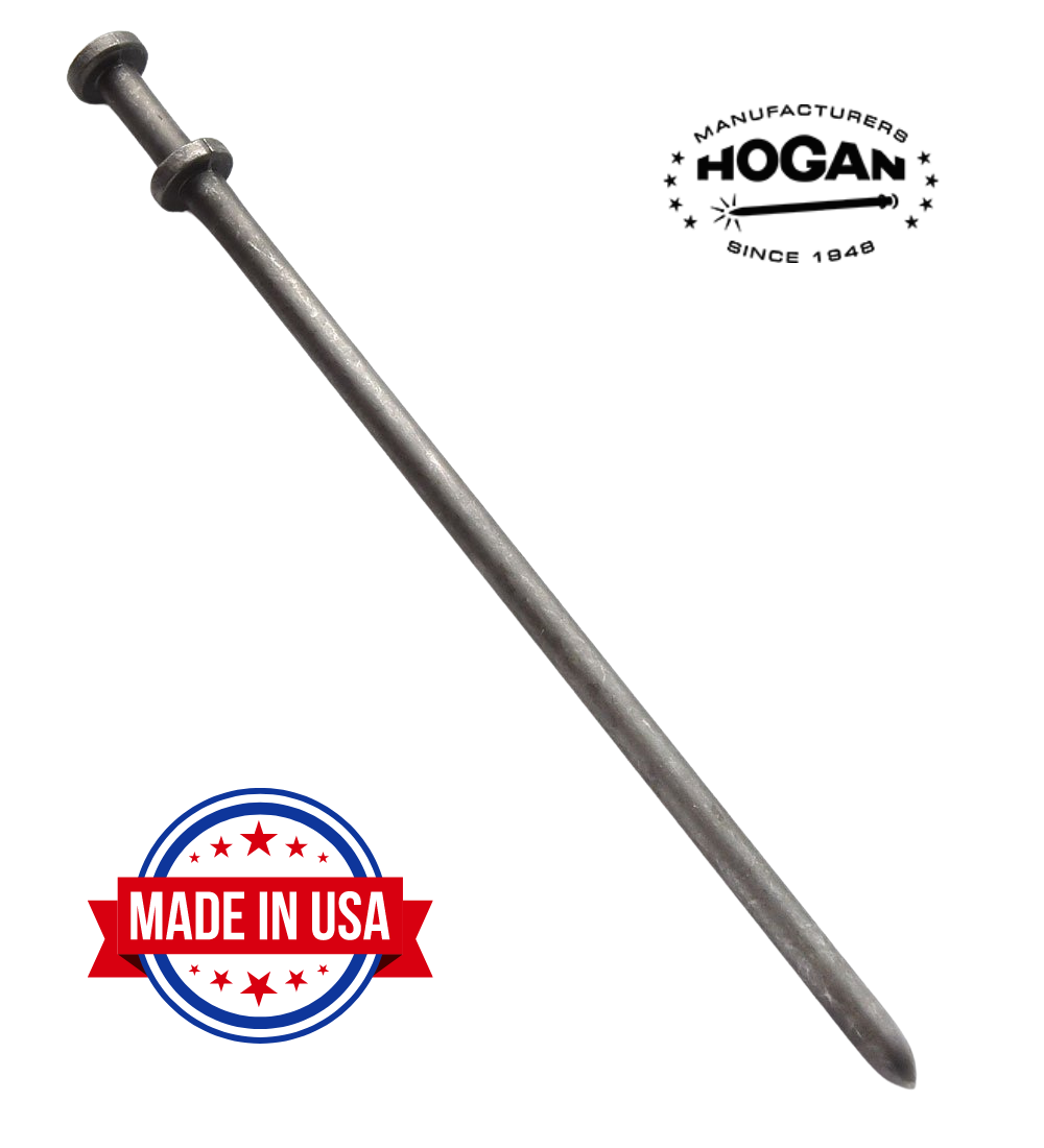 Hogan 1-1/8 x 40 Double Head Steel Tiger Tent Stake