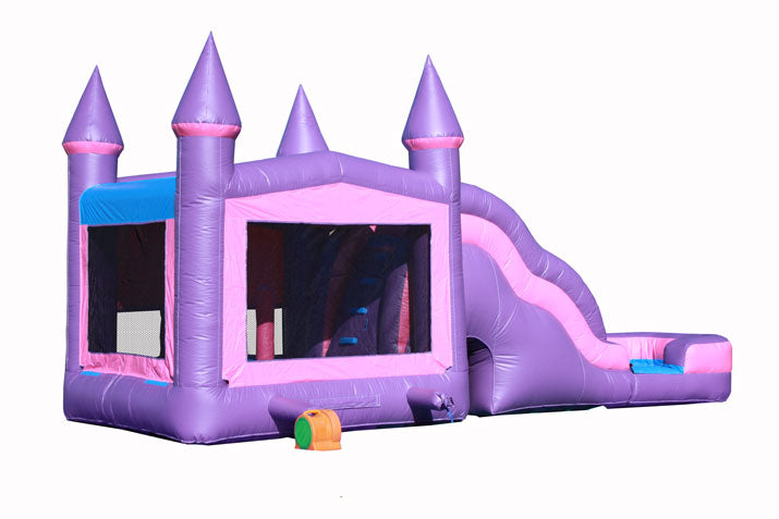 Castle 5in1 Wave Wet Dry Slide - Pink