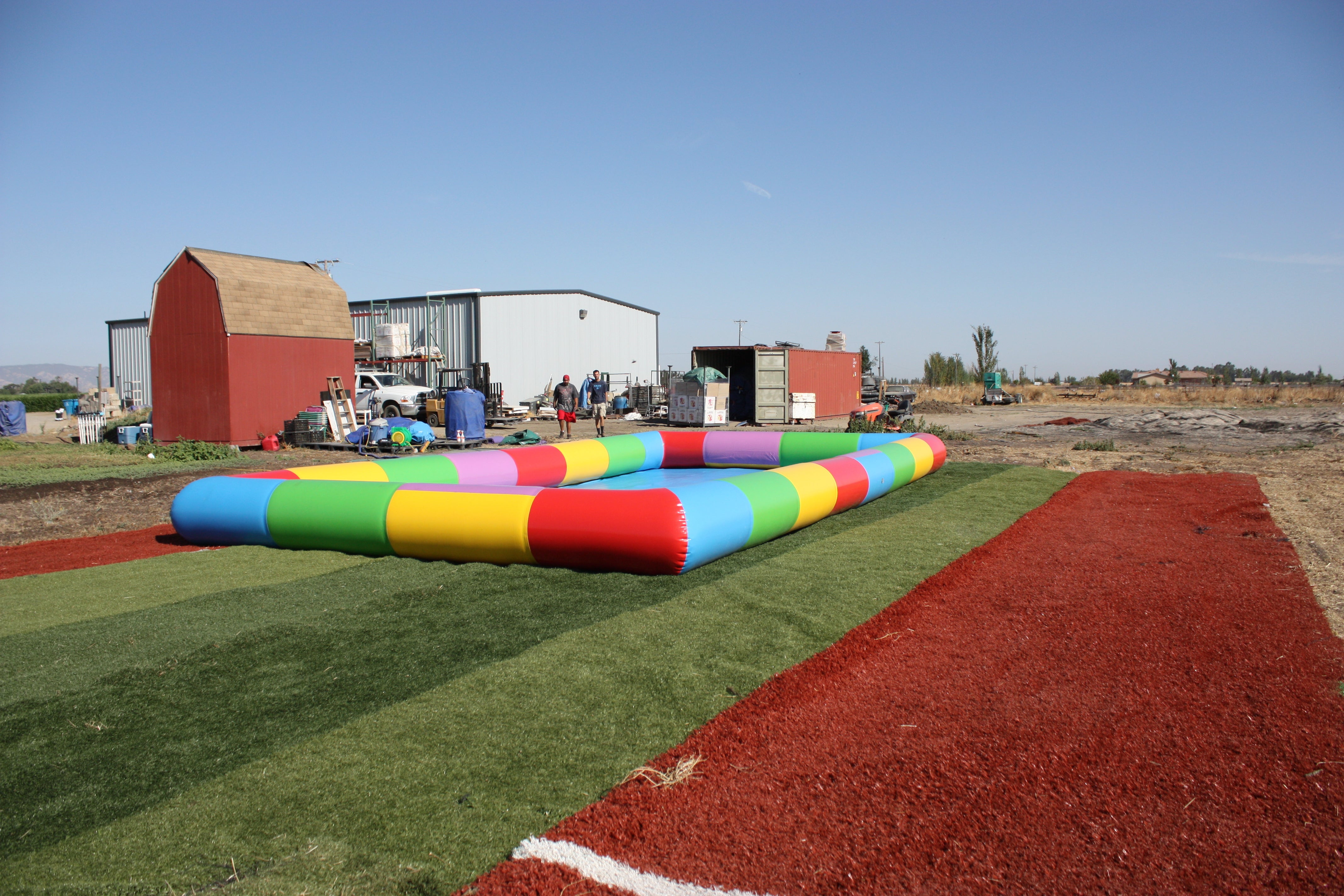 26' Square Water Ball Pool, 676sqft Fits 6 Balls