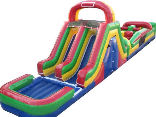 62'Lx15'H Wet n Dry Obstacle Green