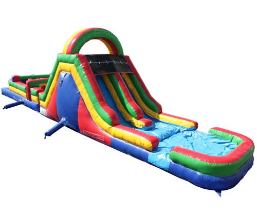 45'Lx12'H Wet n Dry Obstacle Green