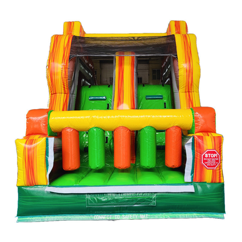 28'L Dual Lane Jurassic Slide