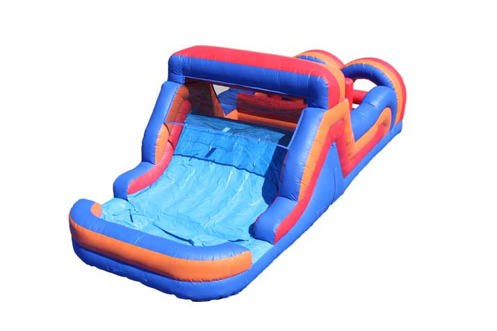 1 Piece Obstacle Course 35' - Wet/Dry Slide