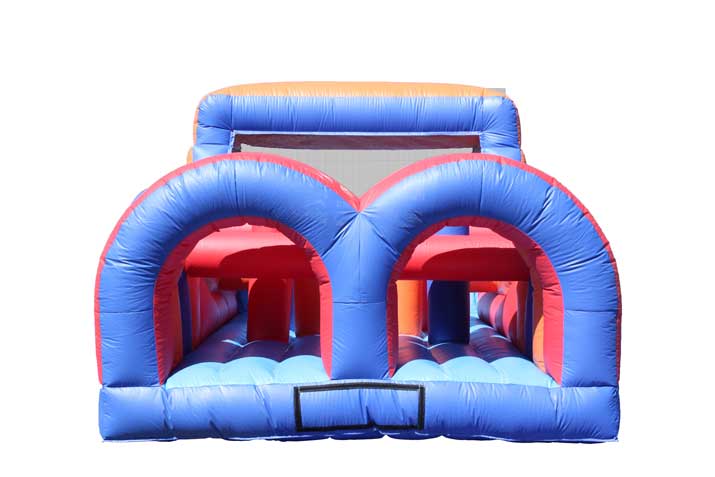 1 Piece Obstacle Course 35' - Wet/Dry Slide