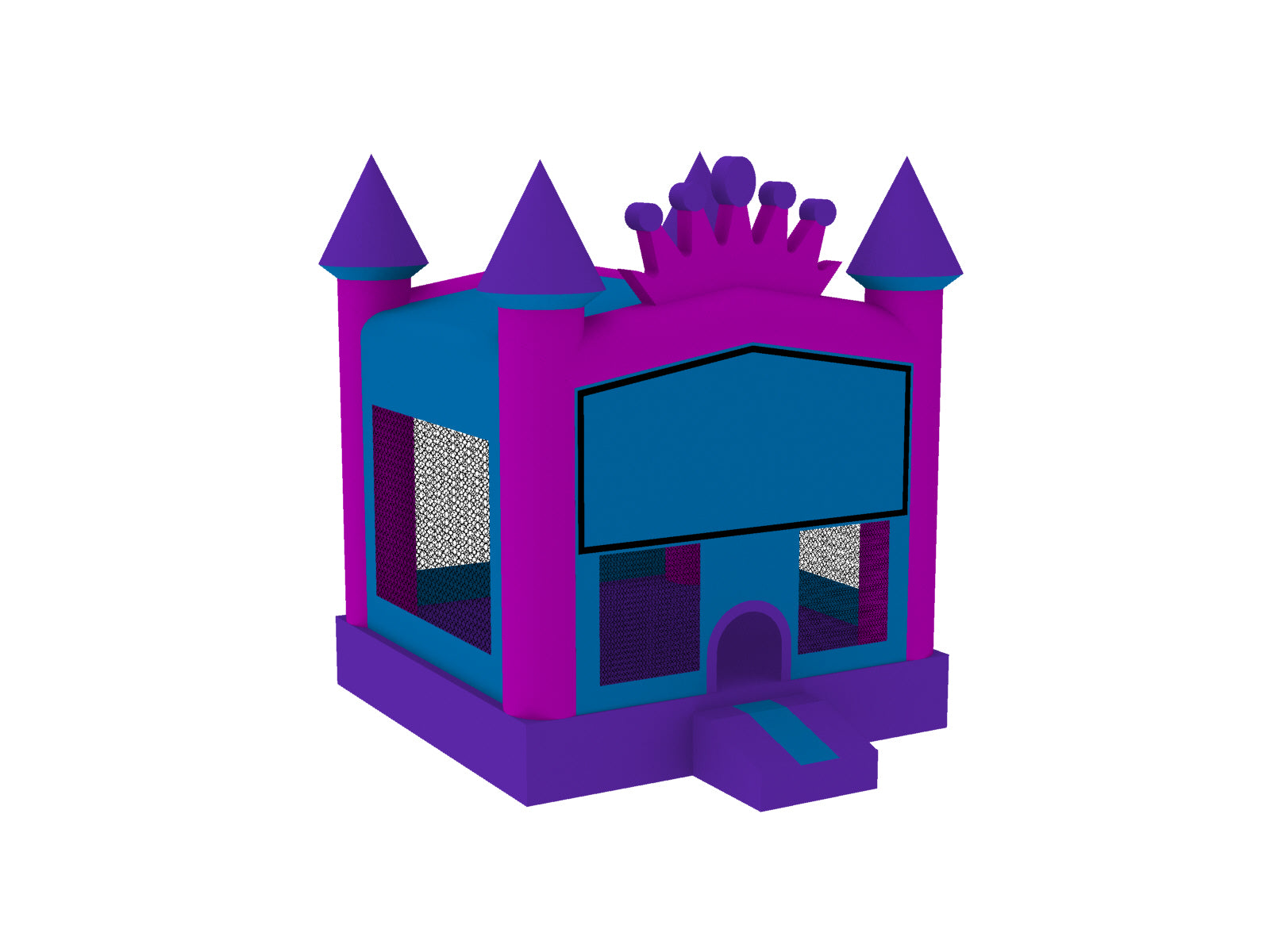 Module Castle with Crown - Pink