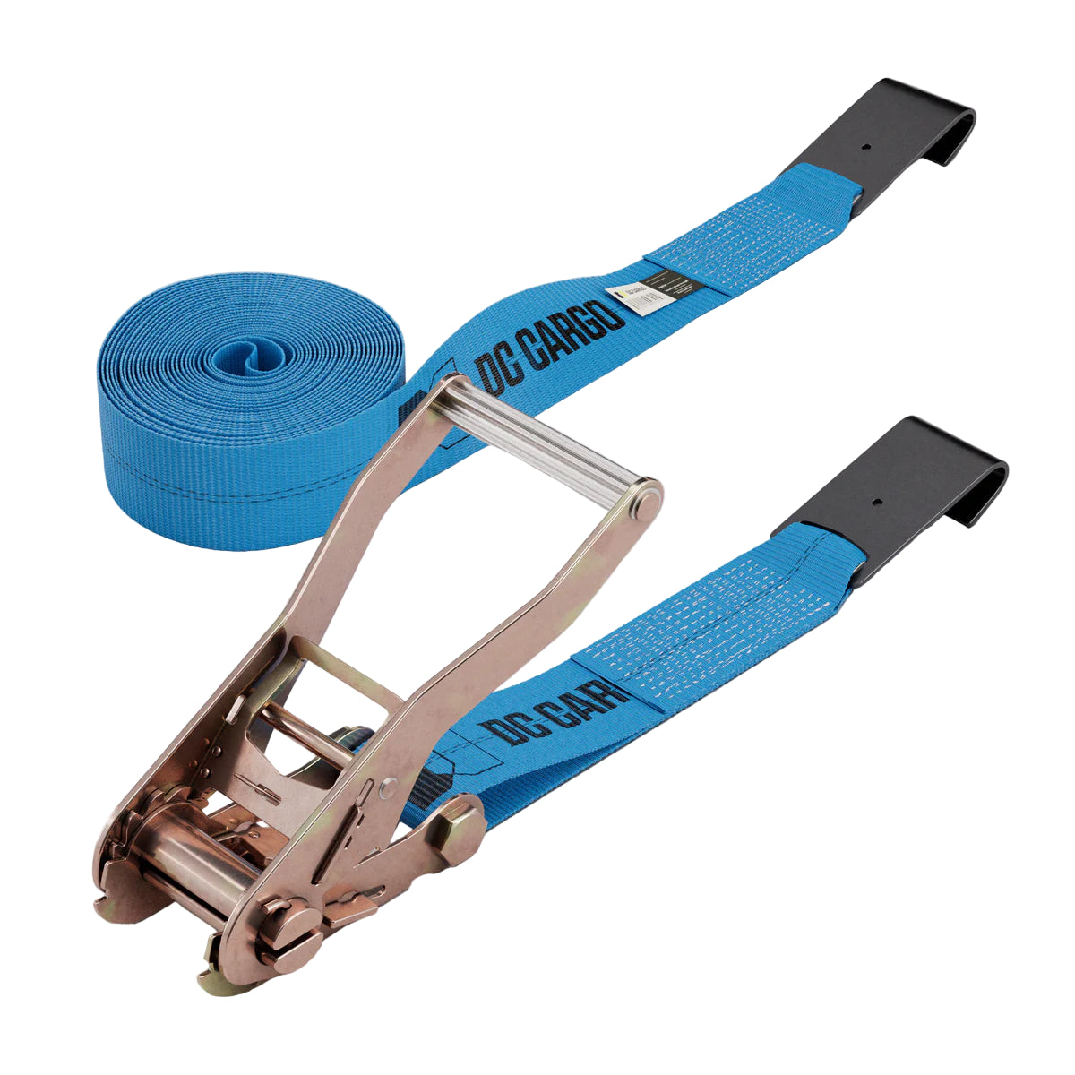2 inch Ratchet Strap with Flat Hooks