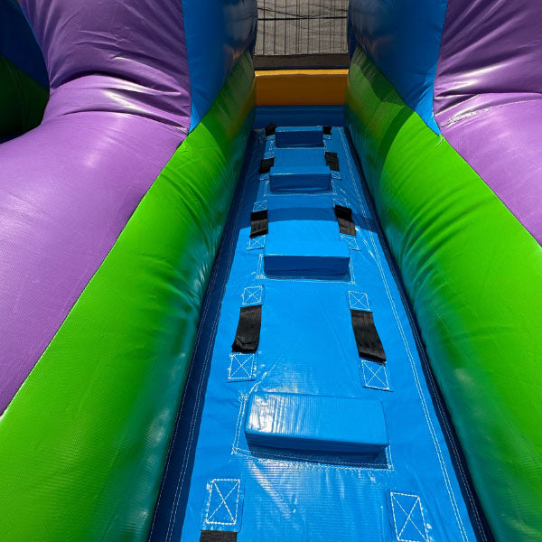 13'H Dual Lane Purple Water Slide