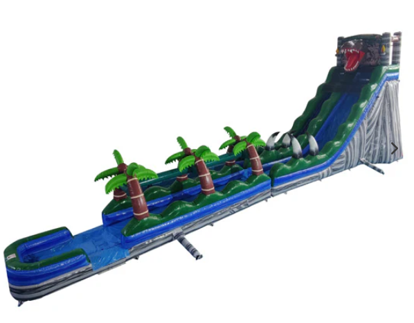 24'H Jurassic Slide with Slip n Splash