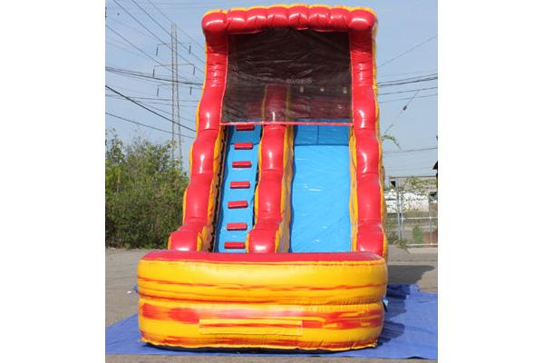 18'H Volcano Slide Wet n Dry