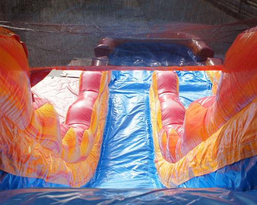 19'H 2-Lane Volcano Slide W n D