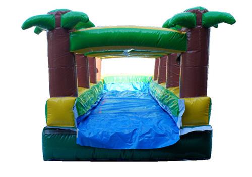 18'H Palm Tree Screamer Slide w/ Slip n Splash