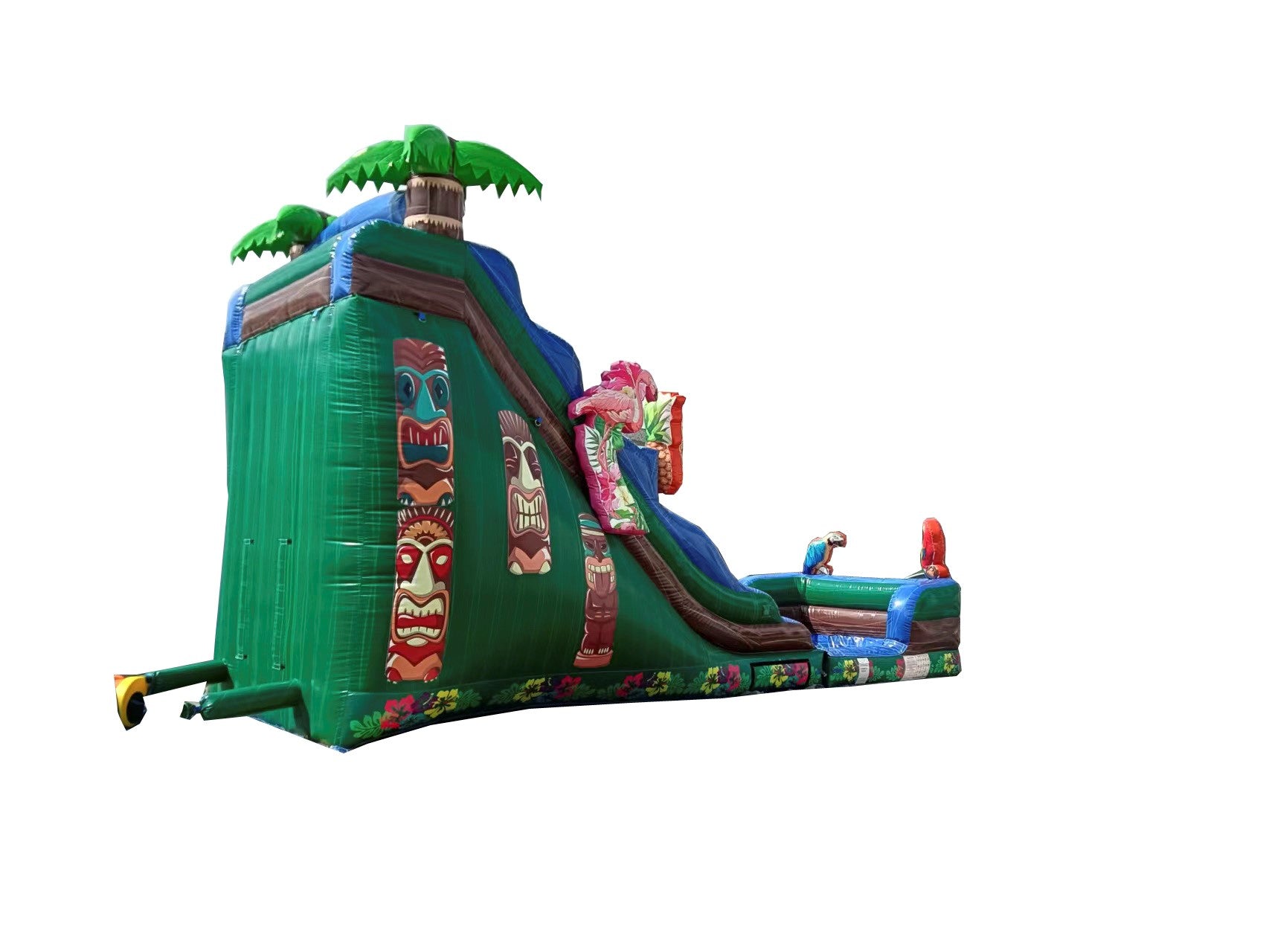 18' Tiki Wet Dry Water Slide
 - Removable Pool