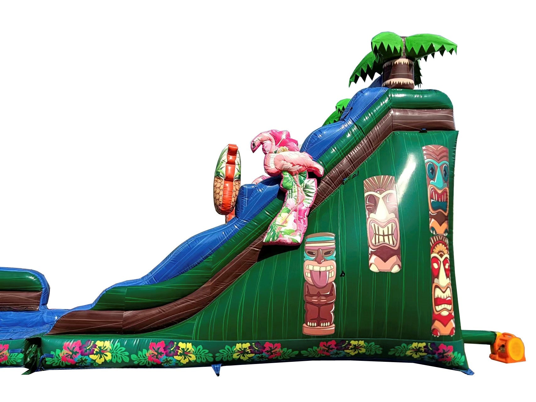 18' Tiki Wet Dry Water Slide
 - Removable Pool