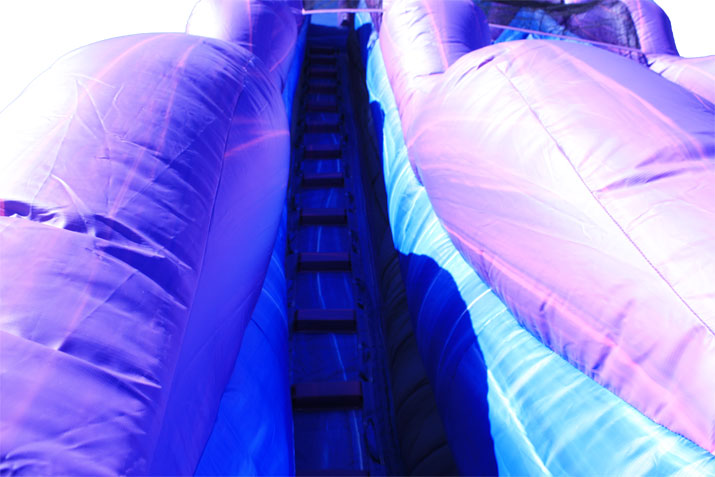 22' Purple Crush with Mini Slip and Slide Removable Pool