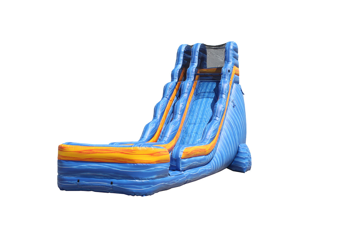 22' Blue Crush with Mini Slip and Slide, Orange Marble Trim
RemovablePool